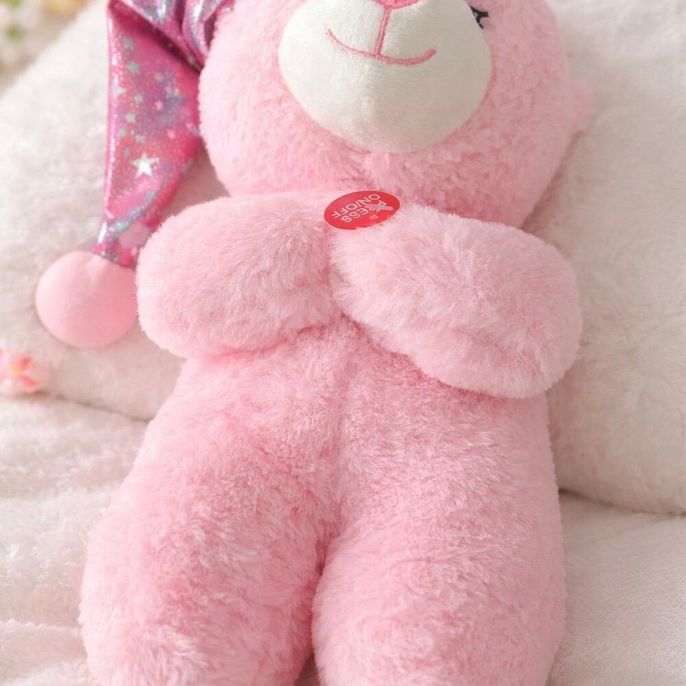 Pink Plush Teddy Bear Soft Cute Stuffed Animal Gift